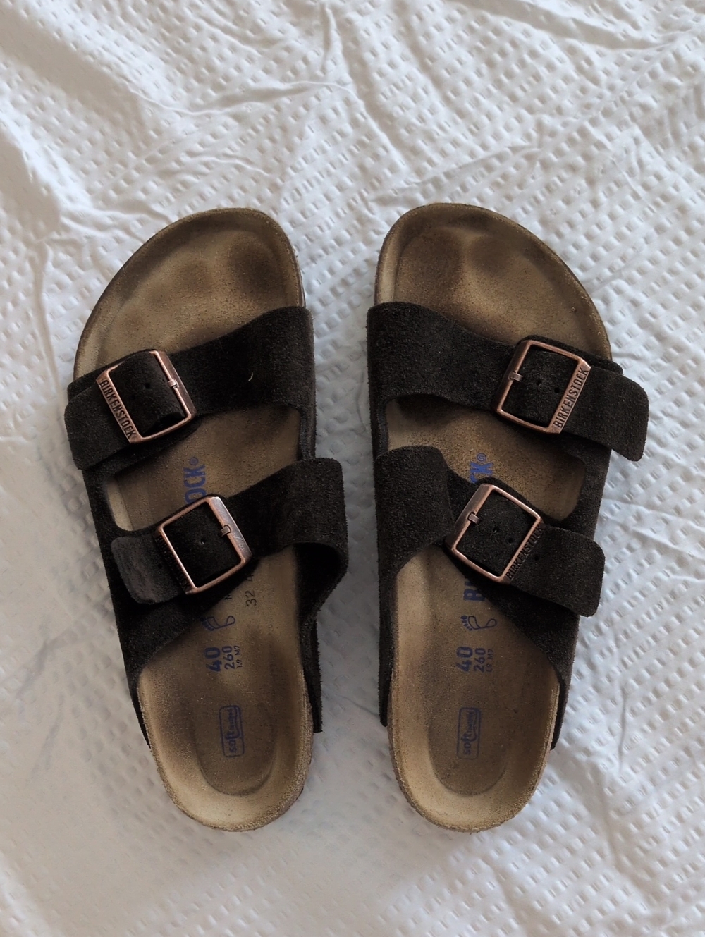 Birkenstock Arizona Suede Soft footbed 40